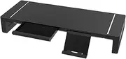 Monitor Stand | Height Adjustable Computer Stand,20.47Inch with Drawer Foldable Adjustable Riser for Tv Home Table Printer Workplace Laptop Desktop