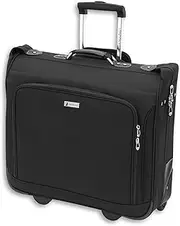 [LONDON FOG] Buckingham 44" Wheeled Garment Bag, Black, 44-Inch, Buckingham 44-inch Wheeled Garment Bag