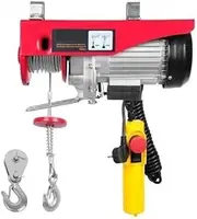 Waterproof Electric Winch Boat Trailer Winch Electric Hoist with Wired Remote Control Lifting Crane Cable Hoist Winch 600kg/1320lbs