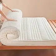 Japanese Foldable Mattress, Japanese Futon Mattress, Portable Mattress, Thick Latex Mattress, Suitable for Camping, Bunk Beds, Dormitories