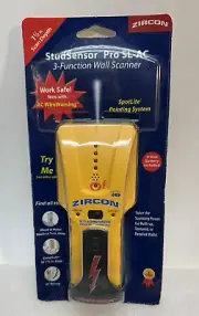ZIRCON 61125 Wood Metal PRO SL-AC Wall Stud Sensor Finder Tool - Sealed