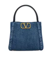 Valentino VLogo Signature Small Top Handle Bag One size Blue