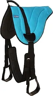 CHALLENGER Horse Western Suede Neoprene Anti-Slip Bareback Saddle Pad Stirrups 39187TR