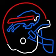 Buffalo Bills Helmet Logo Beer Bar Neon Sign Light Lamp 24"x20"