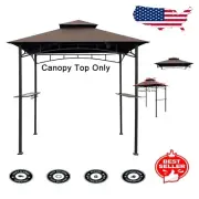 UV-Protected 5'X8' Replacement Gazebo Canopy Top - Polyester & Easy Install