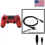 Dualshock Sony Playstation 4 PS4 Controller USB Cable Transfer Cord Replacement