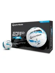 TAYLORMADE SPEEDSOFT INK 4 DOZEN GOLF BALLS - BLUE- NEW 2024 - VALUE PLUS!