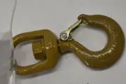 Crosby Alloy Steel Swivel Eye Hook Hoist Hook 1-1/2 Ton 3000lb Capacity Gold