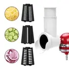 Slicer/Shredder Attachments for KitchenAid Stand Mixers, Food Slicers Cheese ...