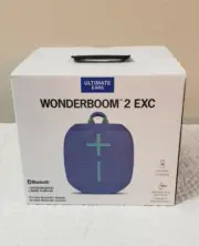 Wonderboom 2 Ultimate Ears Bluetooth Speaker Brand New & Sealed (Blue)