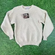 Great Australian Sweater Mens Wool Knit Crewneck Pullover Sweater Size Small NWT