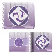 New Electro Vision GENSHIN IMPACT BiFold Wallet Credit Card Billfold