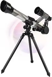 Telescope for Children - Portable Science Telescope, Beginners Astronomy Toy, Landscape Monocular with Tripod Stand, Compact Moon and Star Viewer for Early Education or Exploration Learning in the
