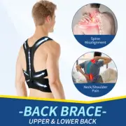 Posture Corrector Back Brace Clavicle Shoulder Support Belt for Men Women CFR