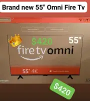 Amazon Fire TV Omni Series 55" LED 4K UHD Smart TV - Black