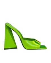 The Attico Devon Heeled Mules 35,37.5,36,35.5 Green