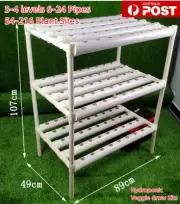 3-4 levels 54-216 Plant Sites Hydroponic Grow Tool Kits Vegetable Garden System