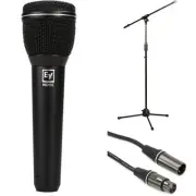 Electro-Voice ND96 Supercardioid Dynamic Microphone Bundle with Stand and Cable