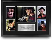 HWC Trading FR A3 Robert Englund Freddy Krueger Gifts Printed Signed Autograph Picture for Movie Memorabilia Fans - A3 Framed