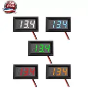 3 Digit Waterproof Mini LED Digital Voltmeter Voltage Tester Gauge 4.5-30V 0.56"