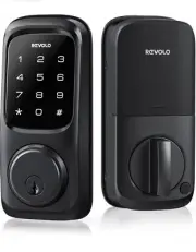 Revolo RE002 Smart Lock In Matte Black