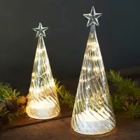 在飛比找momo購物網優惠-【WUZ 屋子】丹麥 Sirius 透明水波聖誕樹燈(大款一