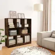 Book Cabinet Smoked Oak 97.5X29.5X100 Cm Engineered Wood