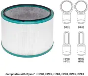 Hepa Filter For Dyson Pure Hot Cool Link Air Purifier HP00 HP01 HP02 HP03 DP01