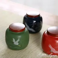 在飛比找樂天市場購物網優惠-仙鶴復古茶葉罐小號花茶罐迷你隨身茶葉盒一兩裝綠茶罐小罐茶便攜