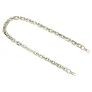 Purse Chain Strap, 39.4 Inch Acrylic Strap Replacement for Handbag, Gray