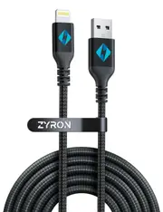 Zyron Lightning to USB Cable Apple MFI Certified 2m Black