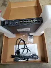 lantronix SM12DP2XA-SA SFP Fiber Network Switch