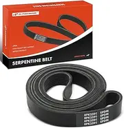 Engine Serpentine Drive Belt Compatible with Mercedes-Benz, Freightliner, Kenworth, Peterbilt & Sterling Truck Cars - Condor, K300, T300, 600SEC, 600SEL, 600SL, S600, 357, 378, 385, L9500