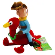 Rudolph & The Island Of Misfit Toys Misfit Cowboy Beanie Christmas Plush NEW