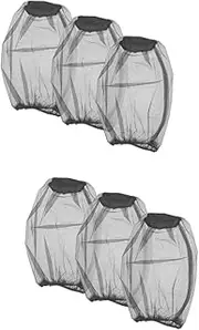 Milisten 2sets 3pcs Outdoor Bug Hiking Camping Portable Mesh Net Hats for Insect Protection Unisex Design for Garden Work Holidays Lightweight Practical 3pcs*2