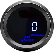 BGBLKLGPPN Auto Turbo Boost Gauge 2'' 52MM -14~30 PSI Blue Digital Led Turbo Boost Meter Sensor Boost Controller Vacuum Gauge Turbos Carro Boost Gauge