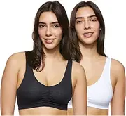 [Hanes] Women's Comfort-Blend Flex Fit Pullover Bra (2 pack)