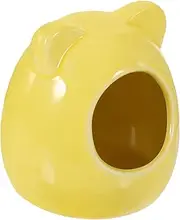 NOLITOY Ceramic Hamster Nest Guinea Pig Hideout Chinchilla Hut Pet Hiding Spot Decorative Sleep Nest