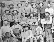 Workmen Possibly Creswick District Victoria 1880 Old Historic Photo