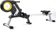 Compact Silent Rowing Machines, Foldable Rower with 8-Level Adjustable Resistance, Transport Wheels, for Home Use Gym Equipment