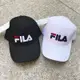 FILA 老帽 刺繡老帽 黑 白 藍 鴨舌帽 硬帽