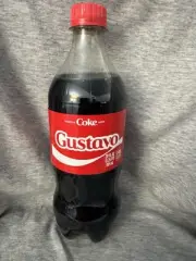 Share a Coke with Gustavo 2025 Personalized Gift Coca~Cola Bottle 20oz