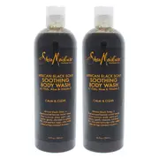 African Black Soap Soothing Body Wash - Pack of 2 by Shea Moisture for Unisex - 13 oz Body Wash