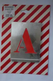Kennedy Alphabetic Stencil Set 80mm Character Height A to Z - KEN-561-2800K