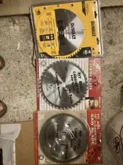DEWALT 10" 60T - Pit Pull 80T And 40T TRIM SAW Carbide BLADES You Get All 3