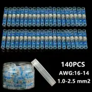 140x Waterproof Solder Sleeve HeatShrink Splice Wire Connector 16-14AWG Terminal