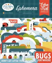 Echo Park Ephemera-Icons, Little Things Mean A Lot - 3 Pack