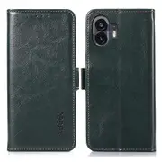 For Nothing Phone (2) Shockproof Phone Case Crazy Horse Texture Pu Leather Wallet Stand Cell Phone Shell Cover