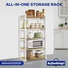 Kitchen Bakers Rack Spice Utility Storage Shelf Organizer Microwave Oven Stand