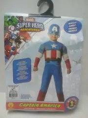 Rubies 620018 Marvel Avengers Captain America Toddler Costume 2T - 4T